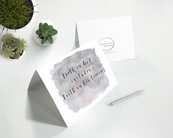 Faith in God...IVF IVF Card IVF Cards, Infertility Card, Infertility Cards, Infertility Encouragement Card, Infertility Support
