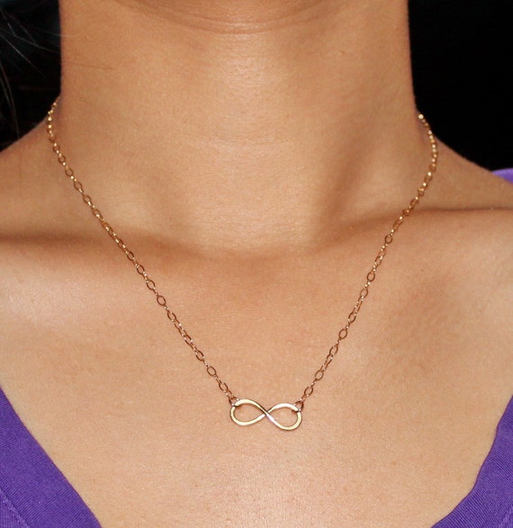 Gold Infinity Love Necklace Infinity Love And Friendship