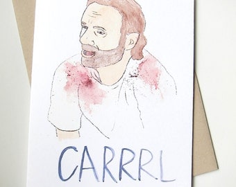 Rick// CARRRL //The Walking Dead Card
