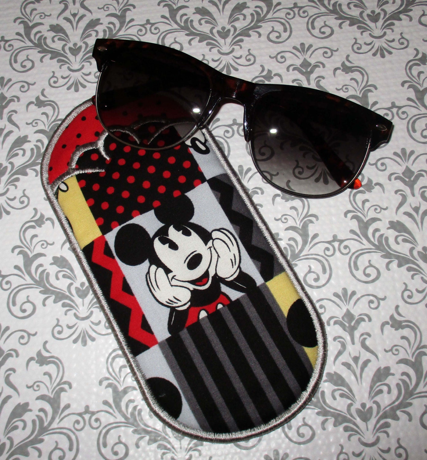 Mickey Mouse Eyeglass Case by My3Birdies on Etsy