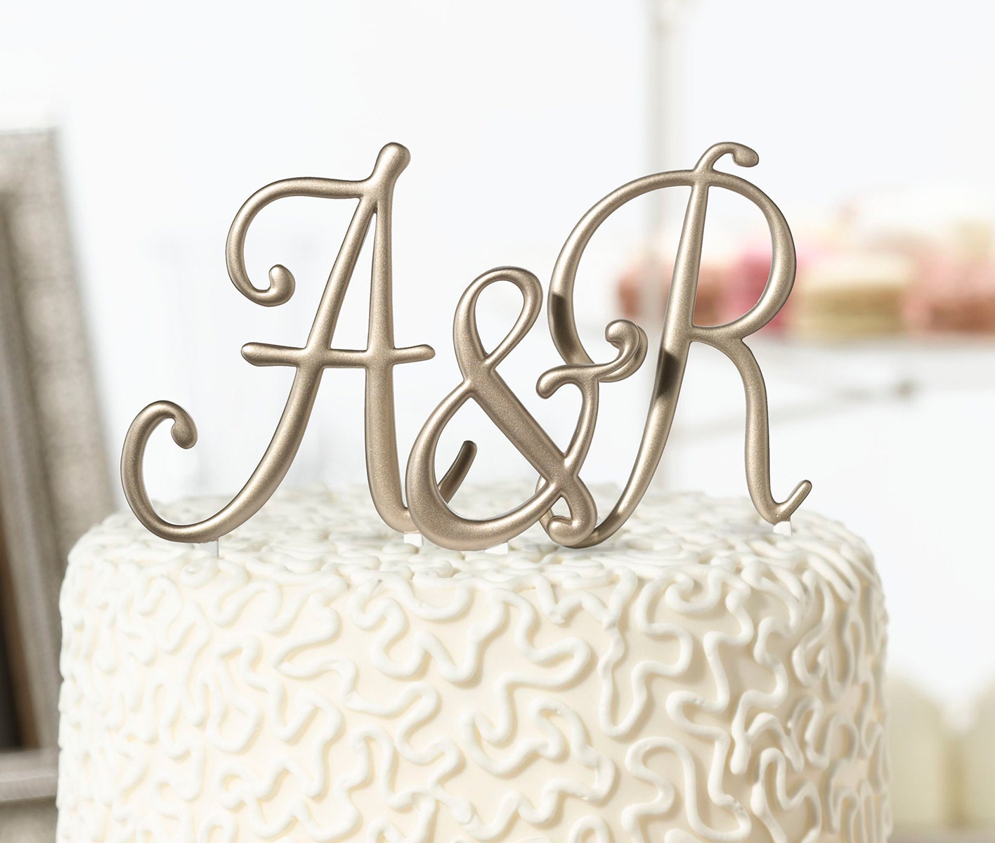 Image Result For Letter Cake Toppers For Wedding Cakes il fullxfull.1081517377 q3z5 Letter Cake Toppers For Wedding Cakes