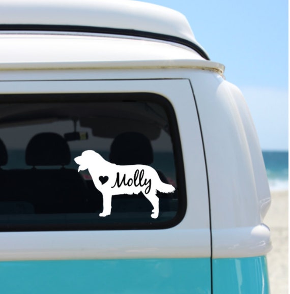 Labrador Retriever decal Personalized Lab Decal Car Decal