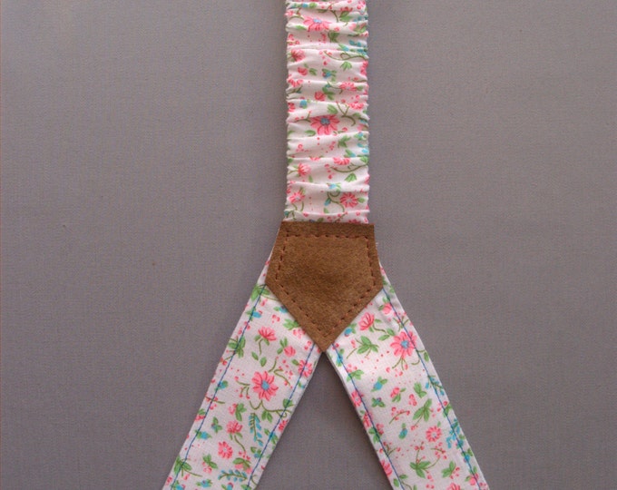 Flower power Womens Suspenders, Hippie Suspenders for women, teenage suspenders , gift for her, handmade braces, made with love