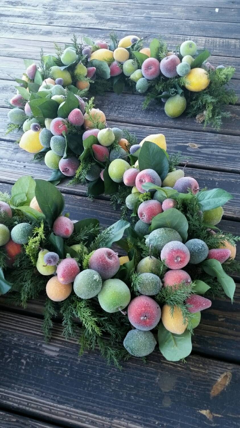 Garland, Fruit Garland, Sugared Fruit Garland, Christmas Garland