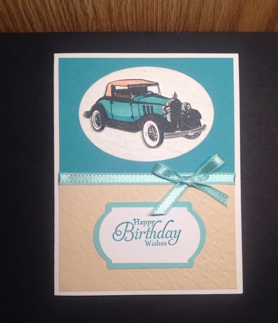 Happy Birthday Wishes card for car guy birthday card card