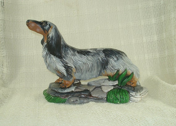 dapple dachshund figurines