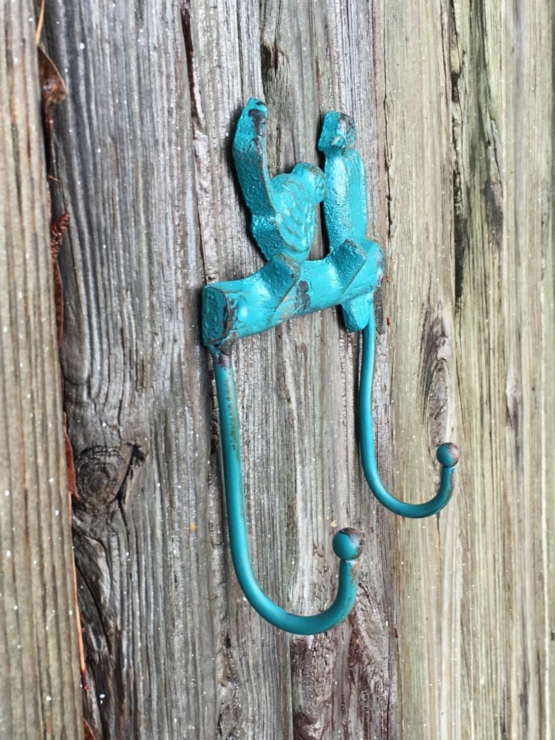 Cast Iron Wall Hook with Birds