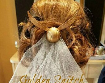 Limited Edition Harry Potter Golden Snitch Hair Comb