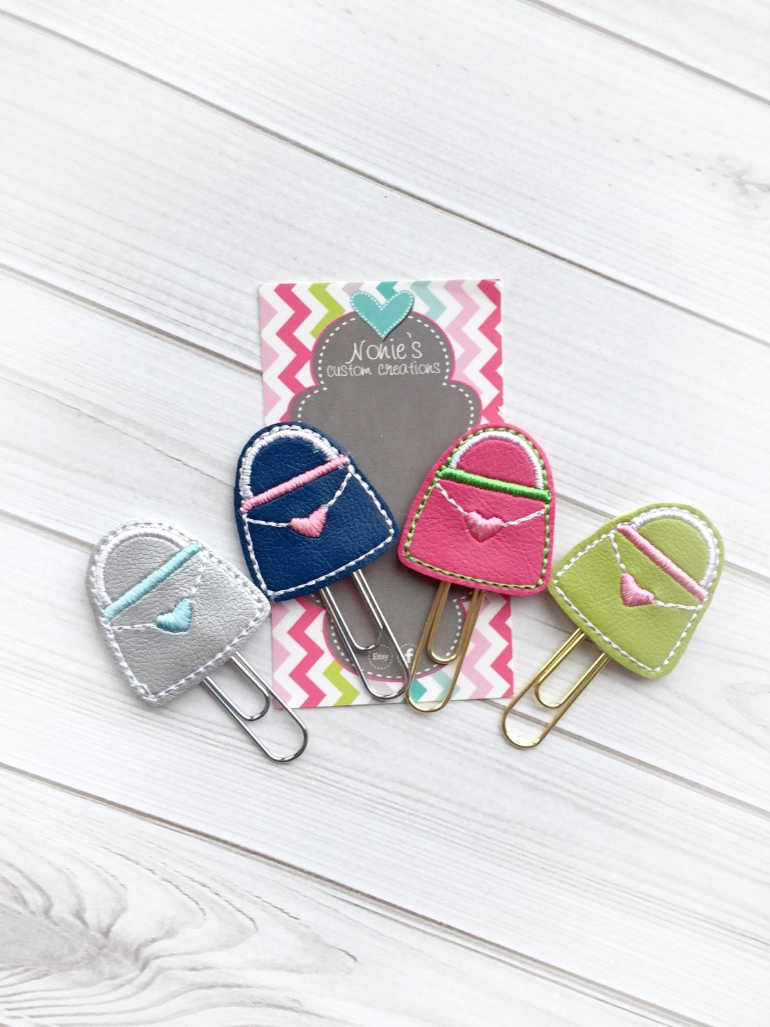 Purse Paper Clip Purse Feltie Purse Paperclip Planner