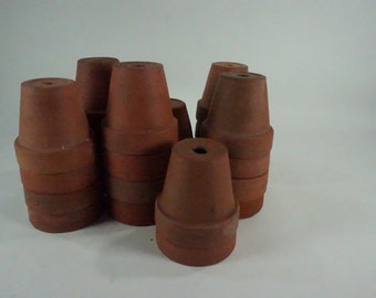 Terracotta Planters, Seedling Pots, Flowerpot, Clay Seed Pots, Growing Seedlings, Greenhouse Supplies, 3 1/4" H Starting Seeds, SOLD PER PC