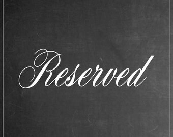 Reserved PRINTABLE Sign