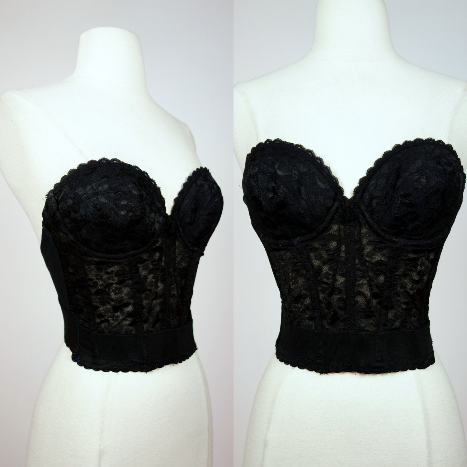 low back bustier strapless