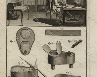 DIDEROT / PANCOUCKE Original From the first Edition - Detailed copper engraved prints - Fer Grosses Forges- Big iron Forges