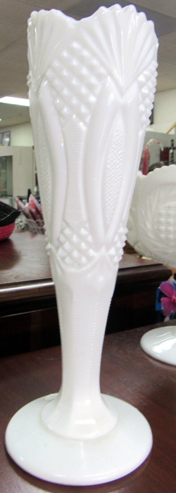 Milk Glass Vase