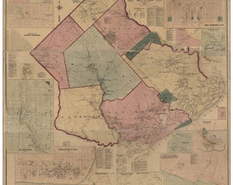 Smithtown Islip & Brookhaven Long Island New York 1904 by Oldmap