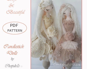 Crochet Doll Pattern, Doll Pattern.