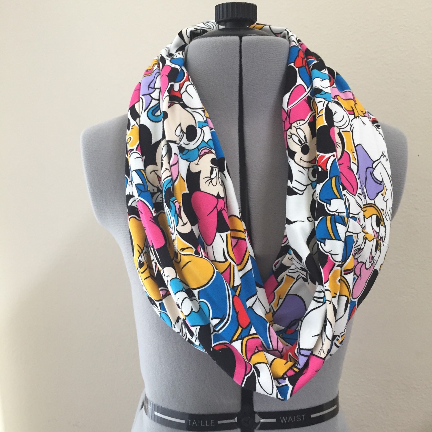  Mickey  Friends Knit Infinity Scarf  Mickey  Mouse  Minnie