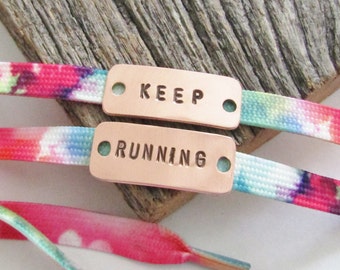 Personalized Shoe Tag Marathon Jewelry Half Marathon Shoe Clip Inspirational Shoe Lace Tag Motivational Quote Metal Running Shoe Tag I Run 4