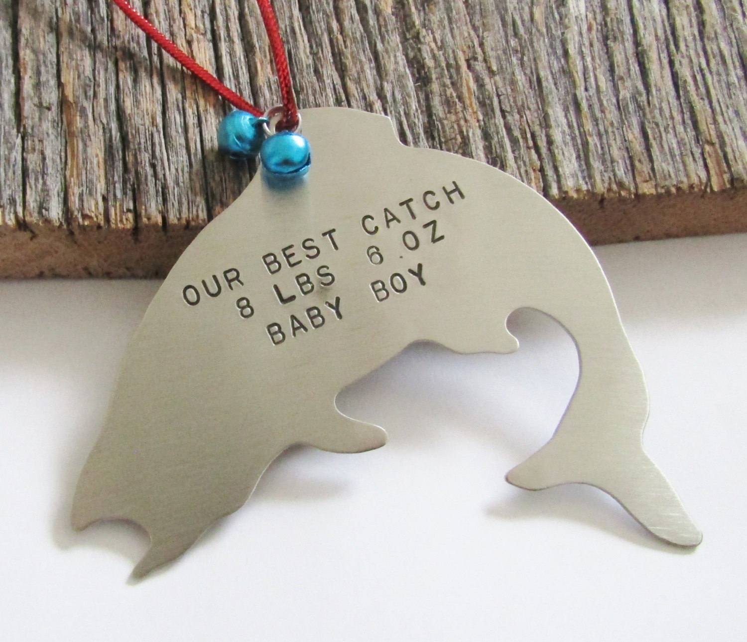 Personalized Christmas Ornament Fishing by CandTCustomLures