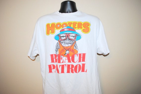 1992 Hooters Beach Patrol Vintage 90's Boob Restaurant