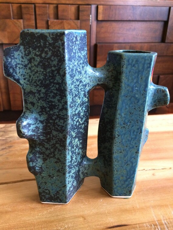 Mid century modern Japanese ikebana Vase