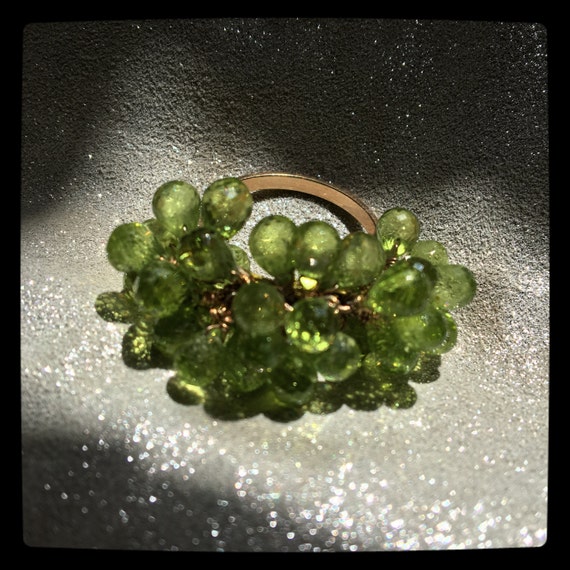 Peridot Ring Virgo Green August Prosperity by LoveGrowsEverything