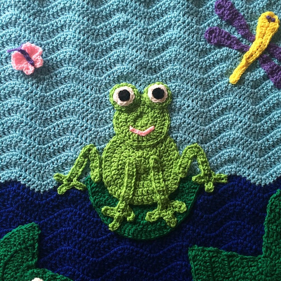 frog plush blanket