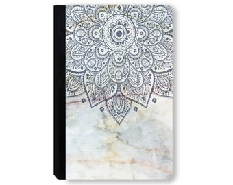 For Galaxy Tab Case, for iPad Air Case, universal tablet case, for kindle fire case, for ipad mini case, for Huawei case - Marble Mandala