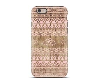 Aztec iphone 7 case, iphone 7 case, iPhone 6 case, iphone 7 plus case, iphone 5 case, iphone 5s case, phone case, iphone case - Wood