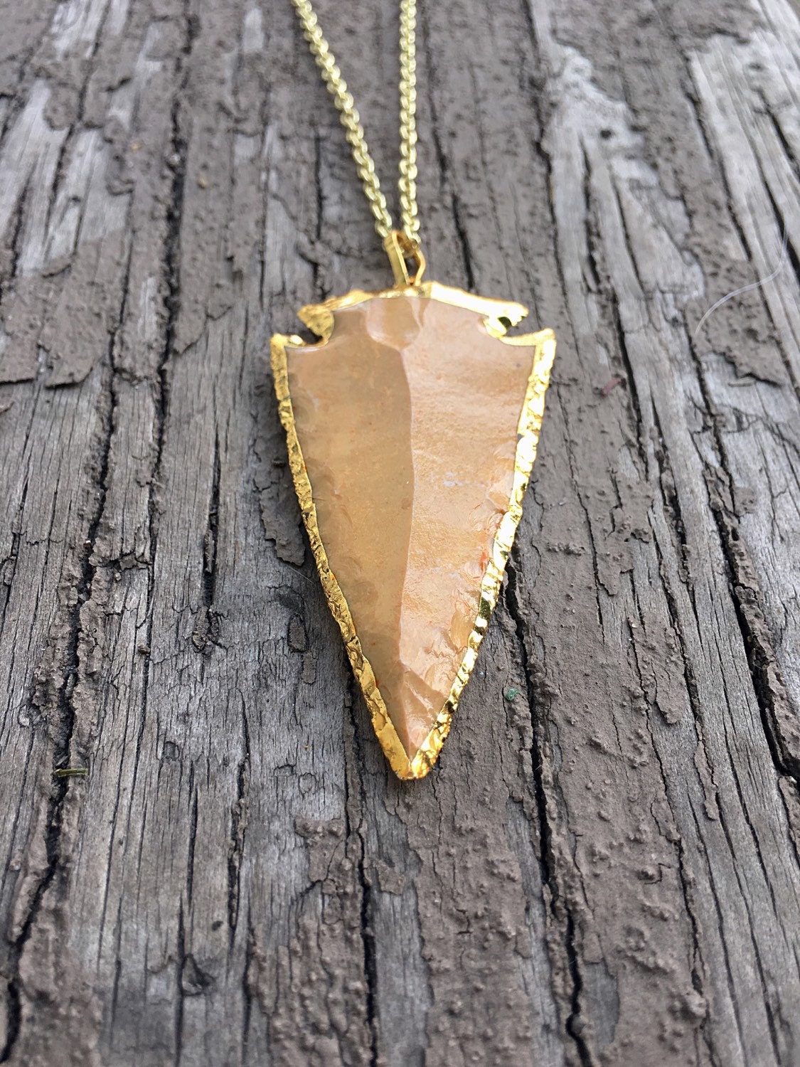 Ready to Ship Arrowhead Necklace Layering Necklace Gold