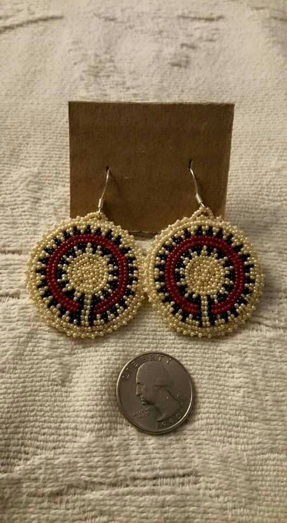 Navajo wedding basket earrings