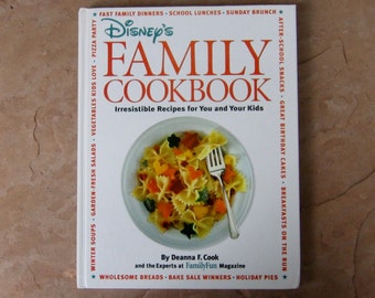 Disney's Family Cookbook, 1996 Walt Disney Company Family Cookbook, Vintage Cookbook