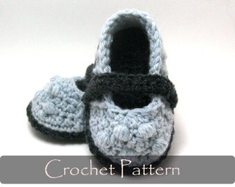 CROCHET PATTERN Ethnic Slippers Crochet Pattern Women House