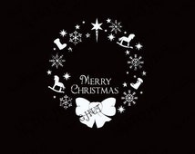 Download Popular items for christmas wreath svg on Etsy