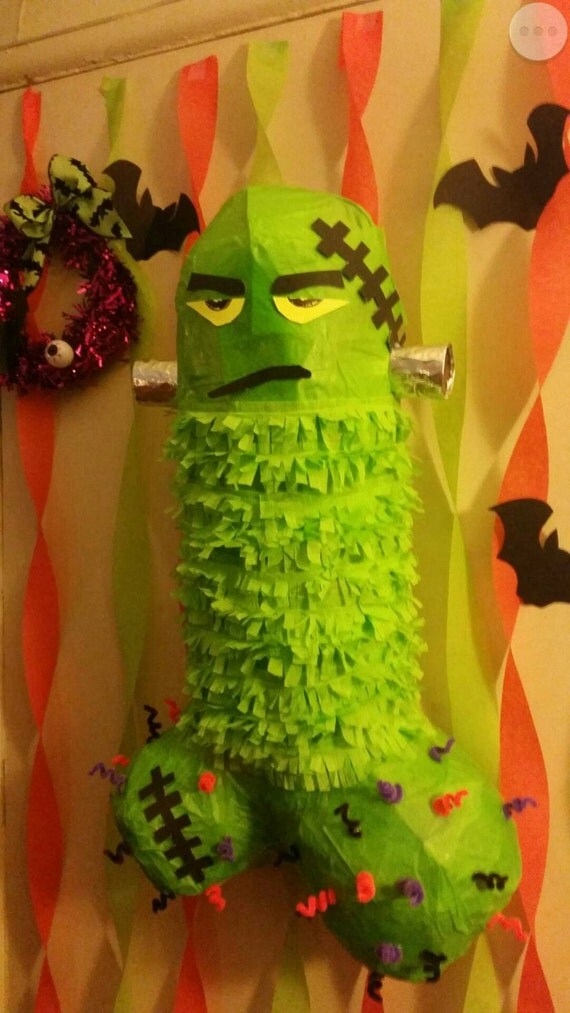 FrankenWennie Piñata Adult Party Penis Piñata Spooky Halloween