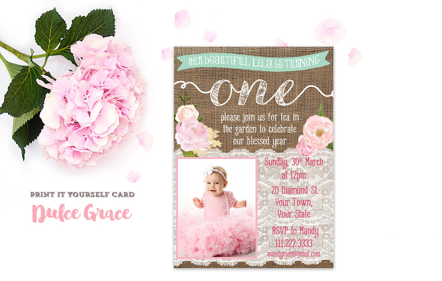 1st birthday invitations pastel birthday invites photo