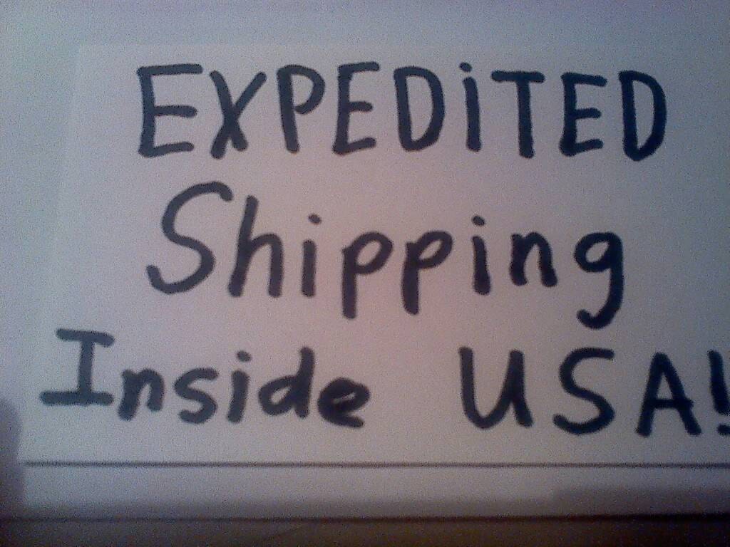 EXPEDITED Shipping