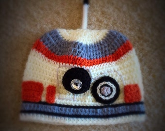 BB8 Hat - Crochet BB8 Star Wars Droid Hat - BB8 Kids Costume - Kids Star Wars Costume - Comic-Con Costume - Baby Cosplay - Newborn
