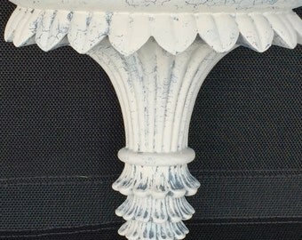 Reclaimed Wall Sconce Shelf - Shabby Chic, Distressed, Regency Style