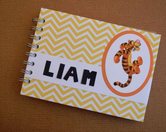 Personalized TIGGER Autograph Book and Photo Album - 5"x7" ~ Personalized Disney Autograph Book