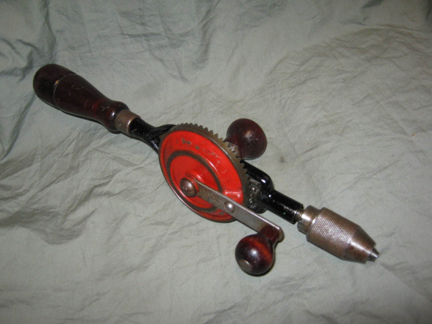 Craftsman Drill Egg Beater Style Hand Drill w/ Hollow storage