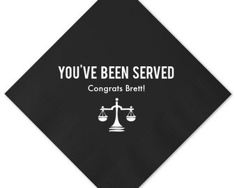 You've Been Served Napkins (Set of 4)