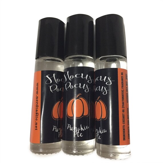 Pumpkin Pie Perfume Oil Pumpkin Spice Scent Halloween