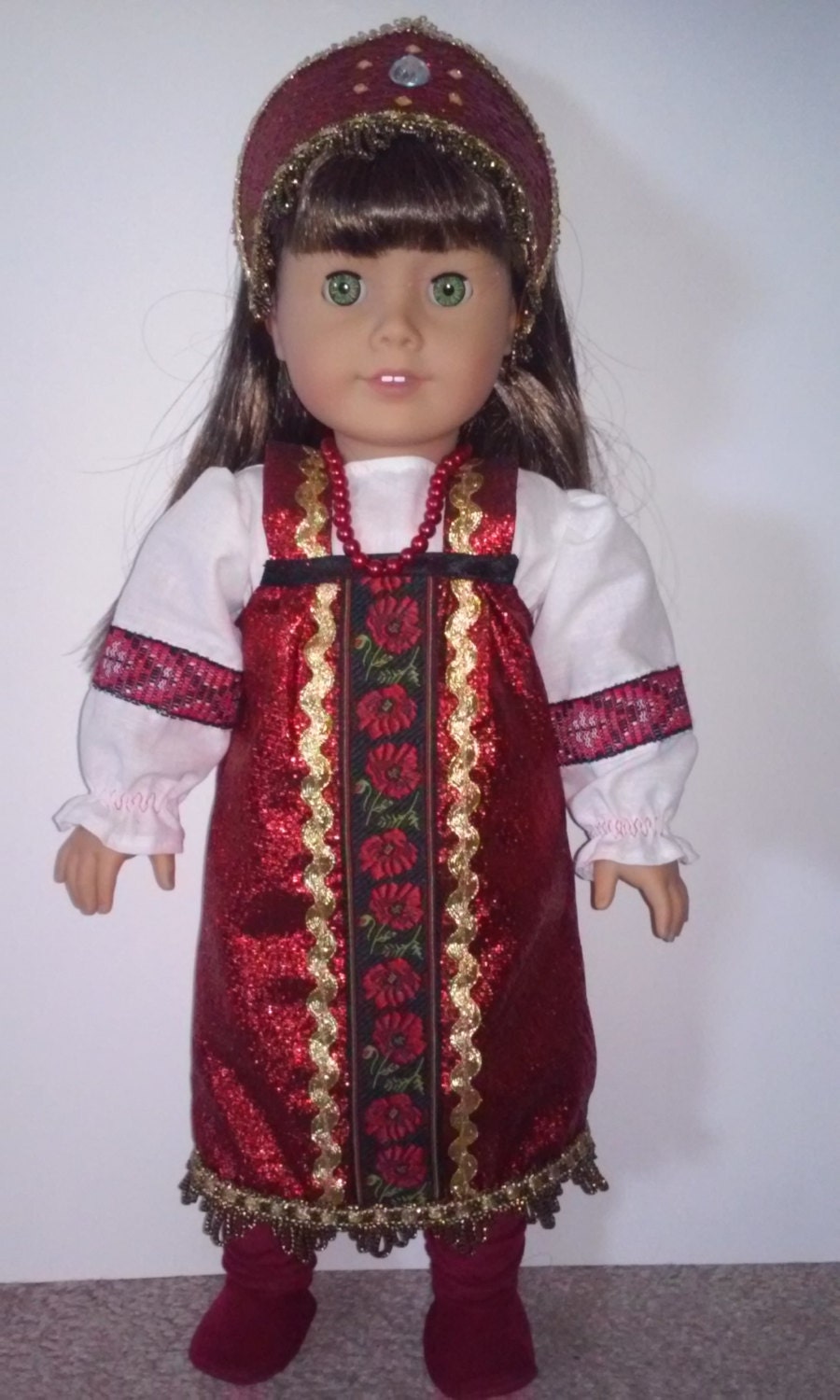 18'' Dolls Clothes Handmade Russian outfit