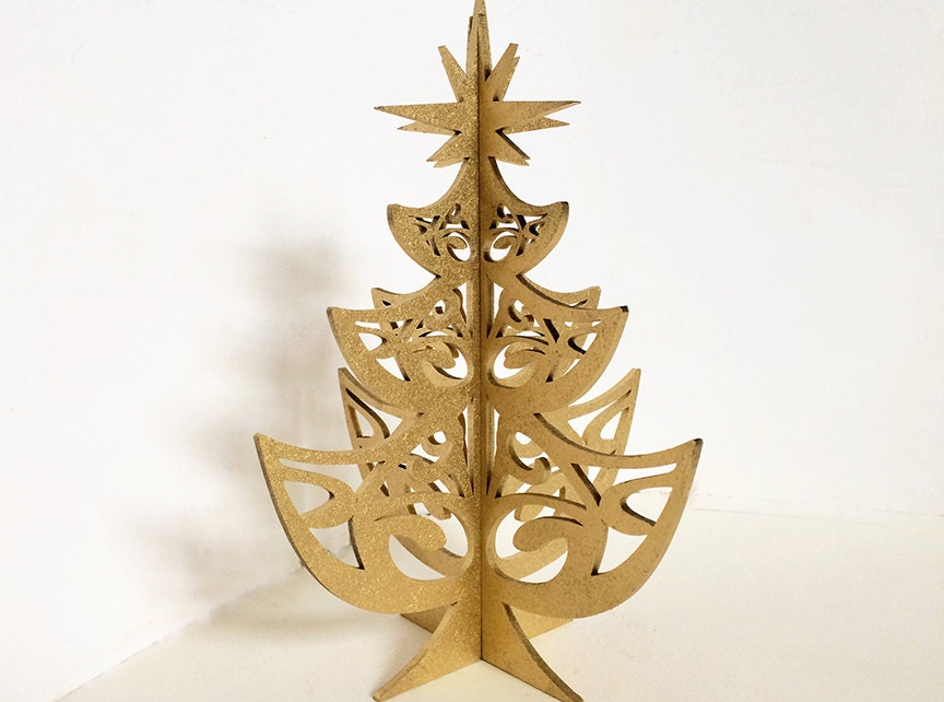 gold christmas tree decoration laser cut handmade christmas gold christmas tree decoration laser cut handmade christmas