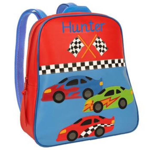 Personalized Race Car Backpack Boys Race Car Back Pack