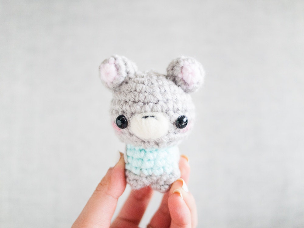 Amigurumi Bear Stuffed Plush Keychain Kawaii Plush Planner