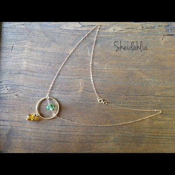 Gold filled necklace Statement necklace, Choker, Gold filled, Gold