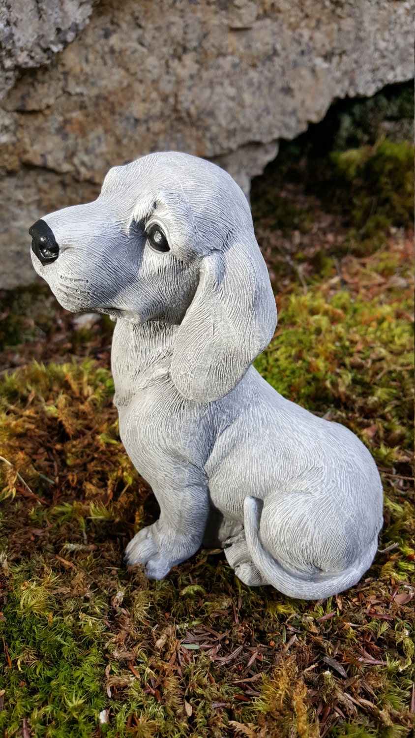 standing dachshund statue