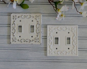 Double Light Switch Plate Cover. Light Switch Cover. Light Plate Cover. Fleur-De-Lis Light Switch Cover. Light Switch. Ornate Light Switch